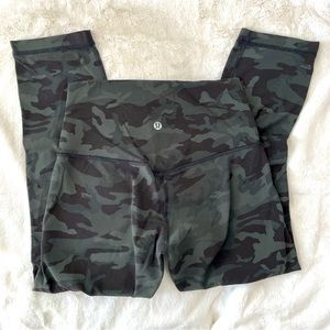 Lululemon Align High-Rise Leggings in Camo Olive